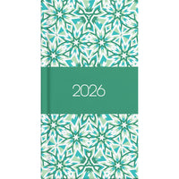 Collins Diary Slimline Kaleidoscope Week To View Even Year. Sold per 3s