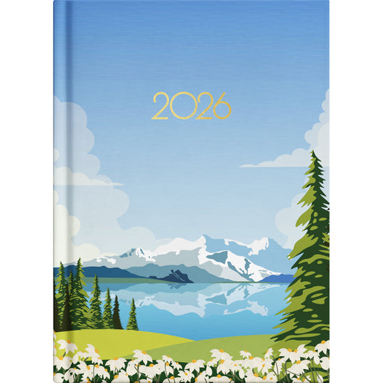Collins A51 Kiwi Country Day to Page Diary Even Year. Sold per 4s