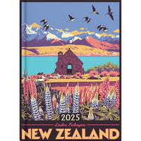 Collins Diary A51 Kiwi Country Wiro Day to Page 2027. Sold per 4s