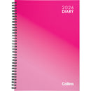 Collins Diary A51 Vivid Wiro Hardcover Even Year. Sold per 4s