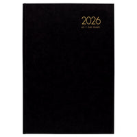 Windsor A51 Day To Page Diary Black Even Year