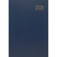 Windsor A51 Day To Page Diary Navy Even Year