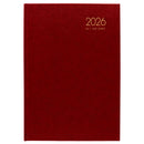 Windsor A51 Day To Page Diary Red Even Year