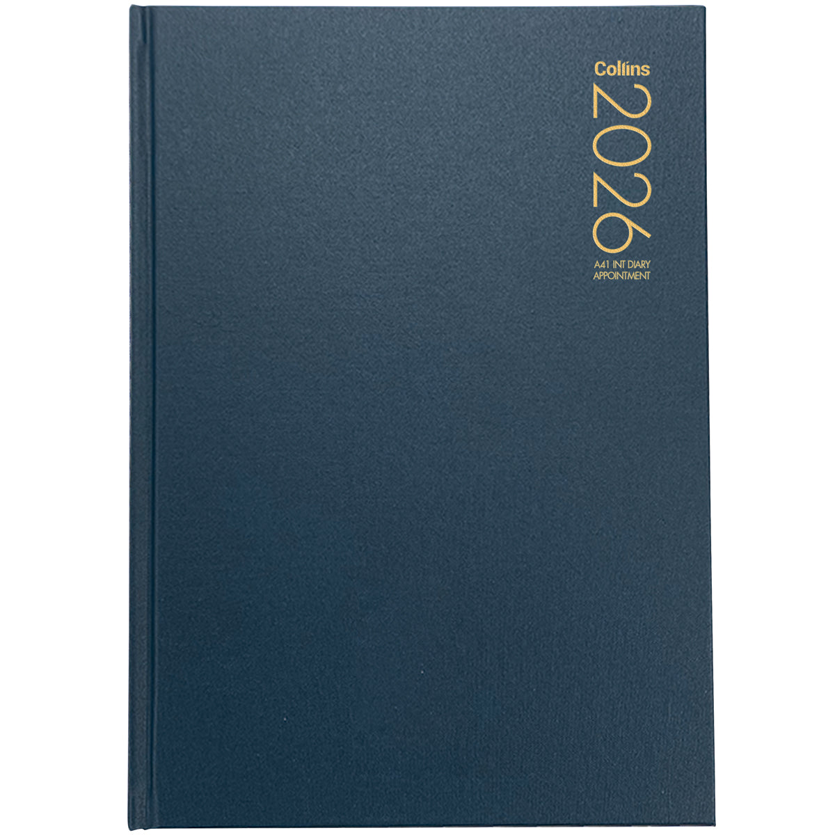 Collins A4 Interleaved Appointment Diary Even Year Navy