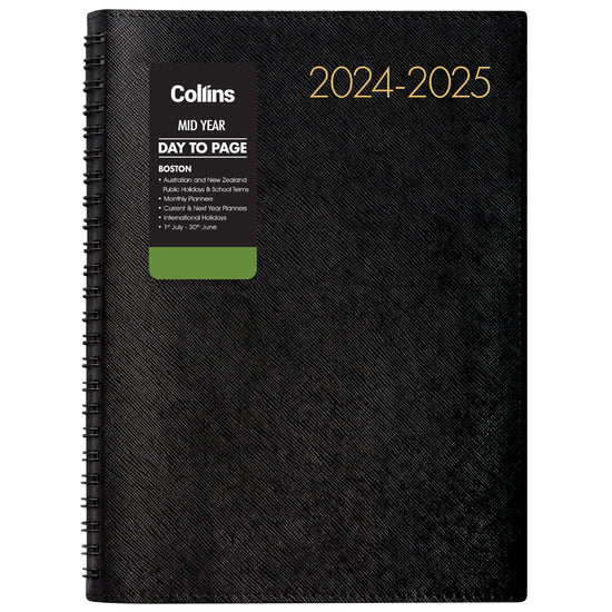 Collins Diary Mid Year Boston A51 Day Per Page 2026/2027