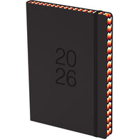 Collins Diary A51 Day Per Page Colour Edge Black Even Year
