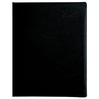 Collins Portfolio Day To Page Diary Wiro Tabbed Black Even Year
