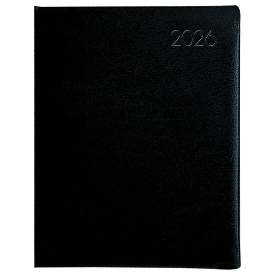 Collins Portfolio Week To View Diary Wiro Tabbed Black Even Year