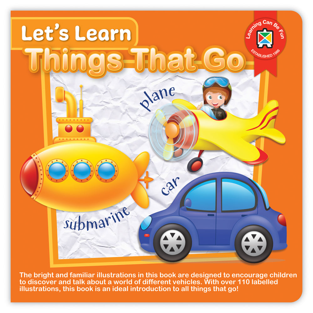LCBF Let's Learn Things That Go Board Book