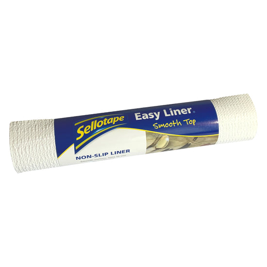 Sellotape Easy Liner Smooth Top White 304mm x 3040mm