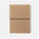 Ciak Vogue 12 x 17 cm Lined Notebook Tan Rhombus