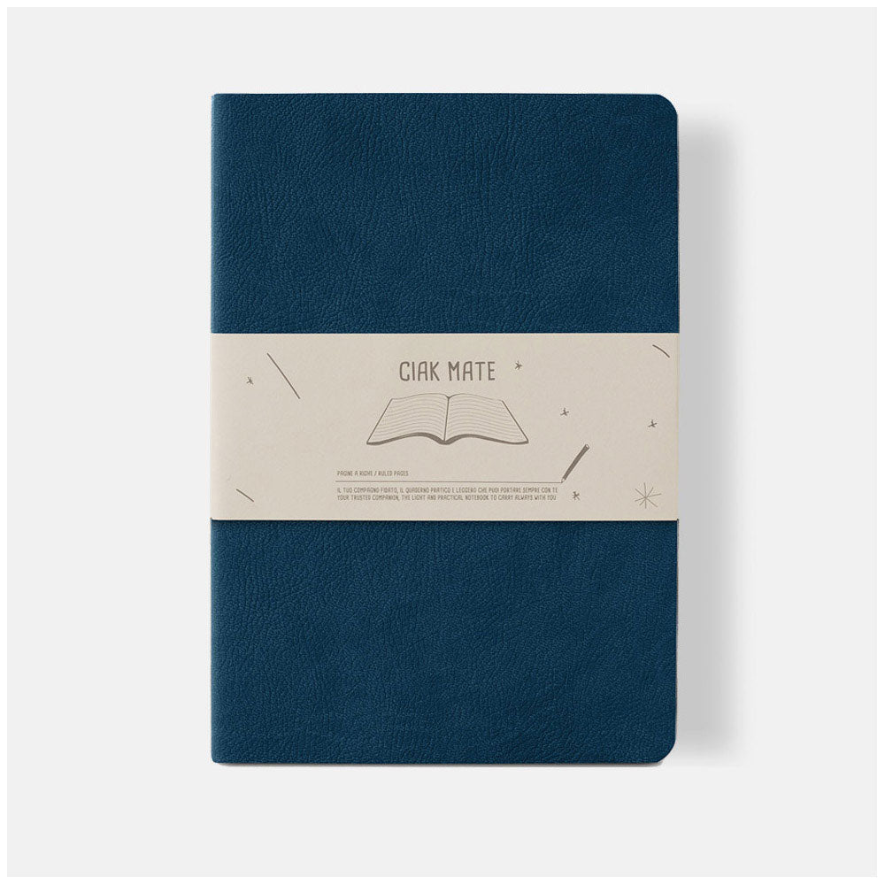 Ciak Mate A5 Lined Notebook Blue