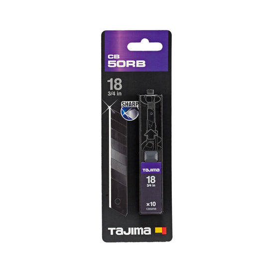 Tajima CB50RB 18mm Blades 10pk Black