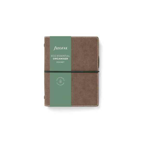 Filofax Organiser Eco Essential Pocket Dark Walnut