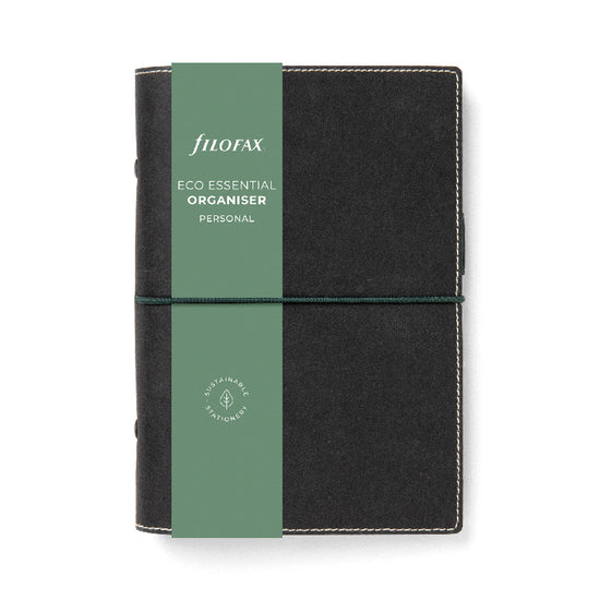 Filofax Organiser Eco Essential Personal Ebony
