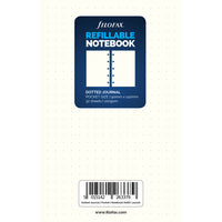 Filofax Notebook Refill Pocket Notepaper Dotted White