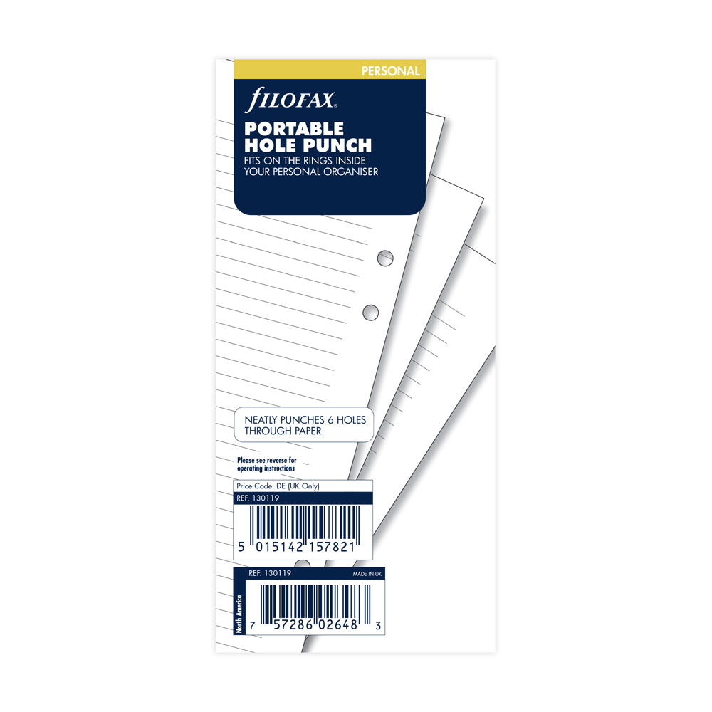 Filofax Accessory Hole Punch Portable Personal