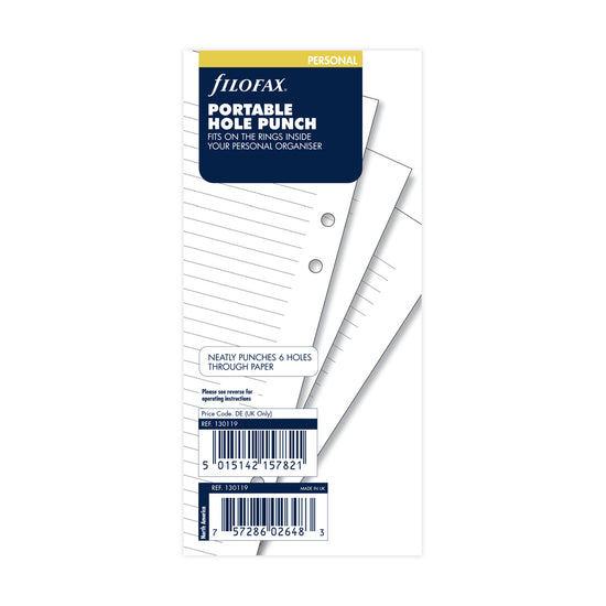 Filofax Accessory Hole Punch Portable Personal