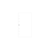 Filofax Organiser Refill Personal Notepaper Value Pack Plain White