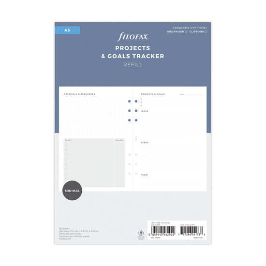 Filofax Organiser Refill A5 Project Management