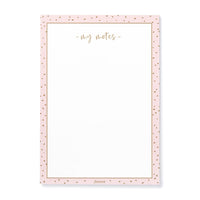 Filofax Notepad My Notes Confetti