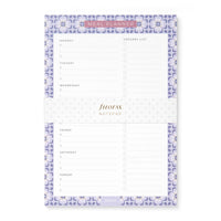 Filofax Notepad Meal Planner (with magnet) Mediterranean