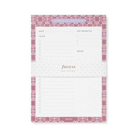 Filofax Notepad Daily Planner (with magnet) Mediterranean