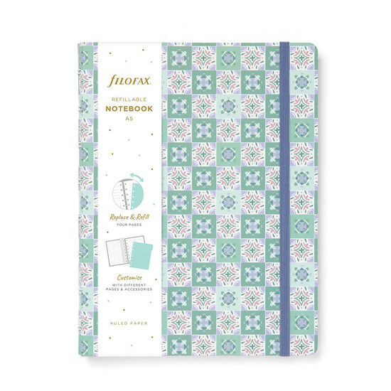 Filofax Notebook A5 Mediterranean Mint
