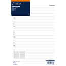 Filofax Organiser Refill Contacts A4 White