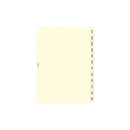Filofax Organiser Refill A5 Index Jan-Dec Cotton Cream