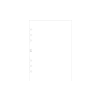 Filofax Organiser Refill A5 Notepaper Plain White