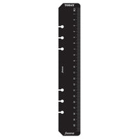 Filofax Accessory Ruler/Page Marker A5 Black