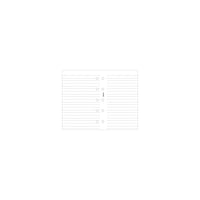 Filofax Organiser Refill Mini Notepaper Ruled White