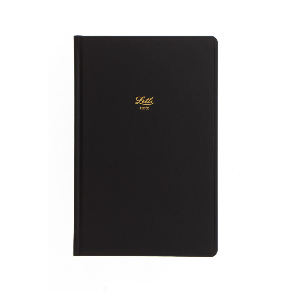 Letts Notebook Icon Ruled Black