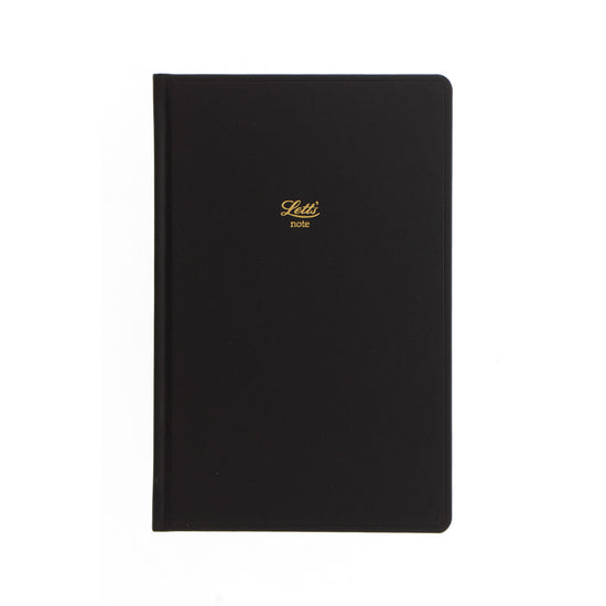 Letts Notebook Icon Ruled Black