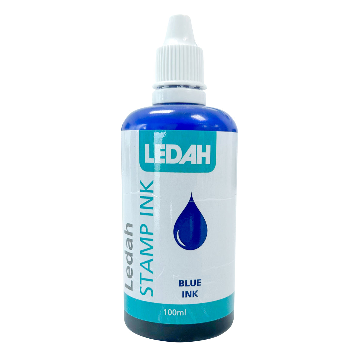 Ledah Stamp Ink 100ml Blue