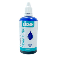 Ledah Stamp Ink 100ml Blue