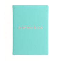 Letts Address Book Dazzle A6 Turquoise