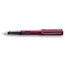Lamy Al-Star Fountain Pen Black purple Broad Nib (029)
