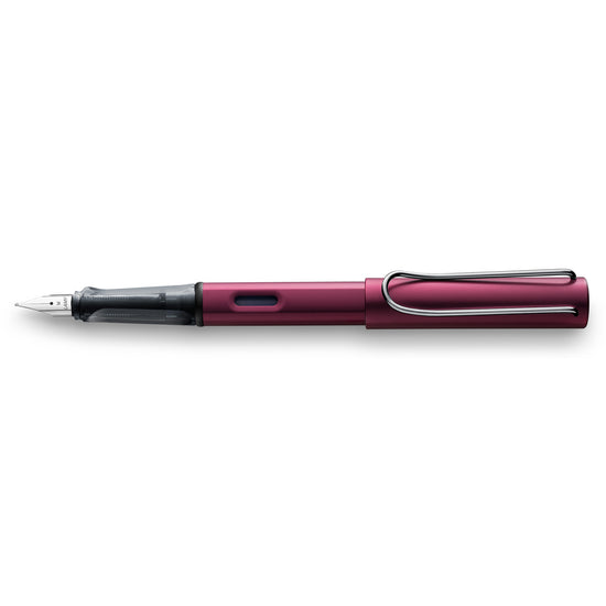 Lamy Al-Star Fountain Pen Black purple Broad Nib (029)