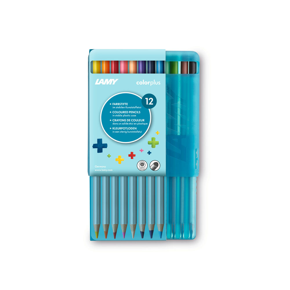 Lamy Coloured Pencils Colorplus Plastic Case with Stand Pack 12