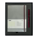 Lamy Notebook Fountain Pen Gift Set A5 Hard Cover Black/Purple