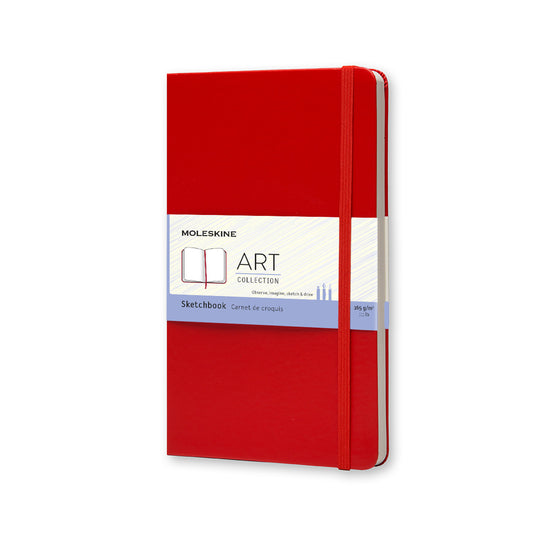 Moleskine Art Sketchbook Large Scarlet Red F2