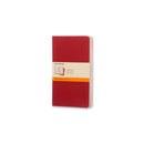 Moleskine Cahier Journals Large Cranberry Red Ruled Pack 3