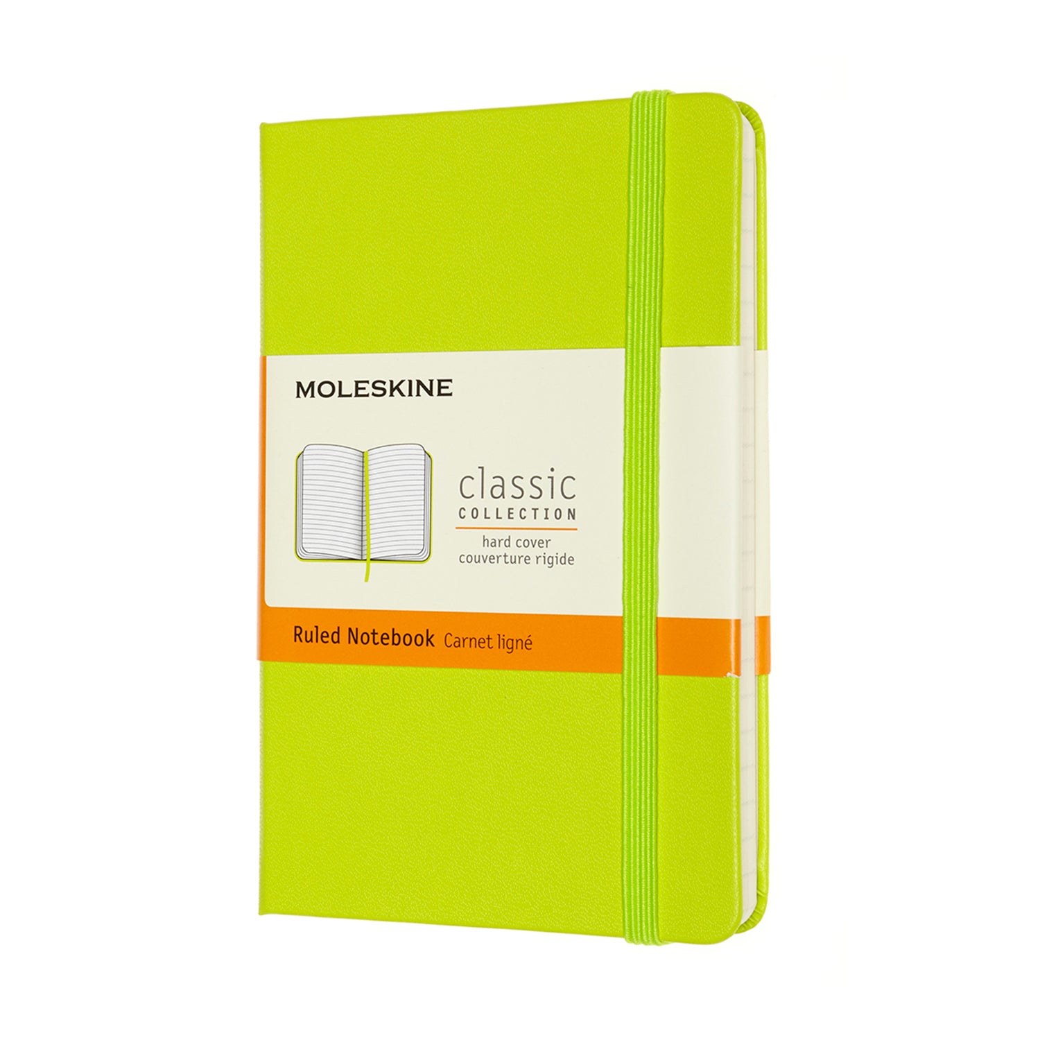 Moleskine Notebook Pocket Ruled Lemon Green Hard