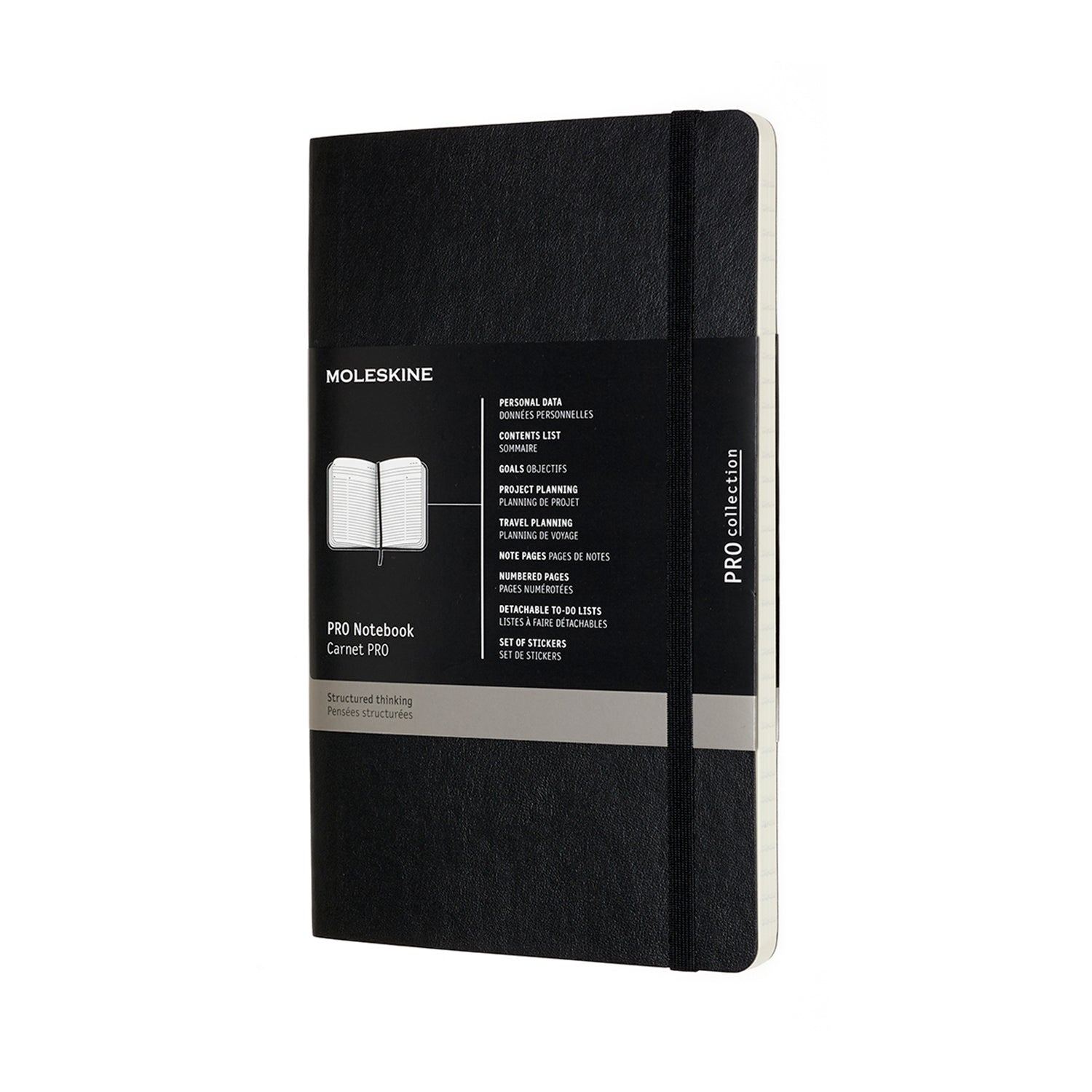 Moleskine Pro Notebook Large Black Soft Cover