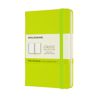 Moleskine Notebook Pocket Plain Lemon Green Hard
