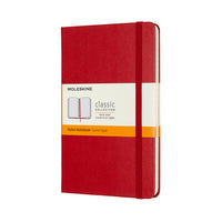 Moleskine Notebook Medium Scarlet Red Hard Cover Ruled