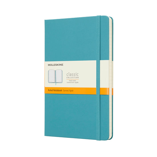 Moleskine Notebook Large Ruled Reef Blue Hard