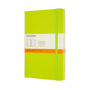 Moleskine Notebook Large Ruled Lemon Green Hard
